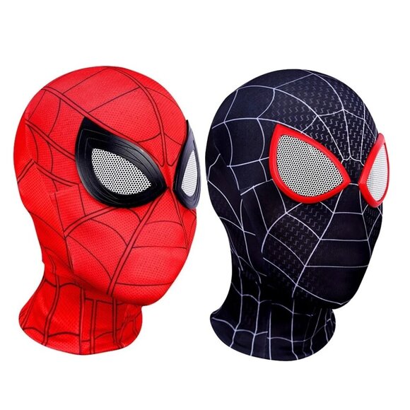 Spider-Man Mask Spiderman Movie Hero Costume Cosplay Props 3D Masks Adult Size - Picture 5 of 5